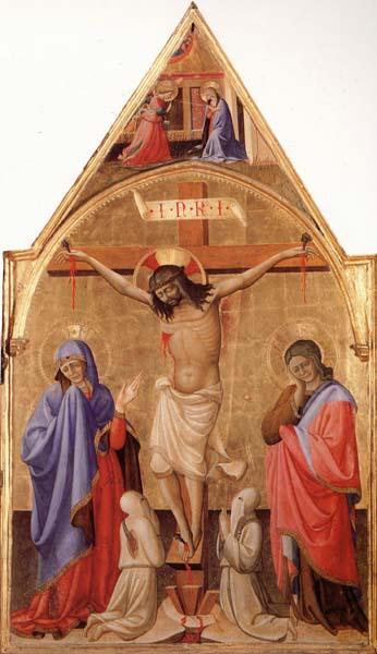 Antonio Fiorentino Crucifixion with Madonna and St.John France oil painting art